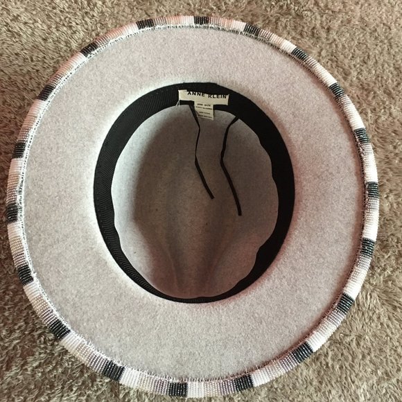 Indigenous Beaded Fedora Hat with Beaded Rope Hat Band/Necklace - Picture 5 of 7